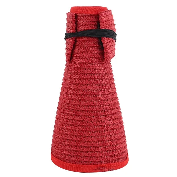 Topless Beach Sunshade Straw Hat For Women