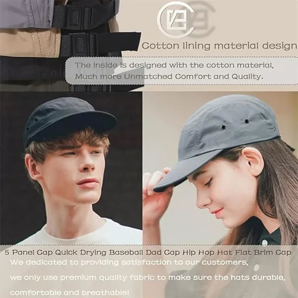 Men'S And Women'S Japanese Style Sunshade Five-Page Cap