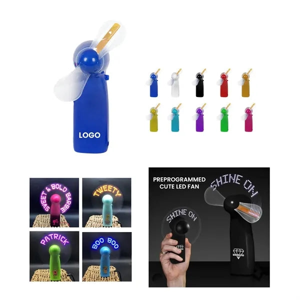 Pre-Programmed Led Mini Fans