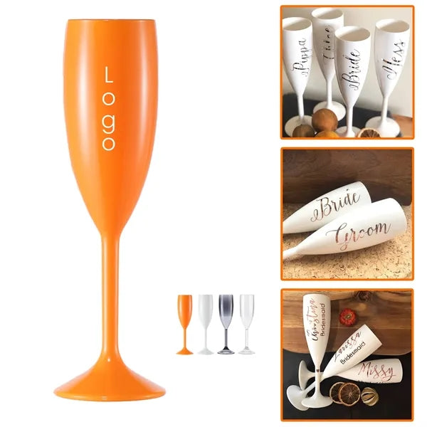Colorful Plastic Wine Goblet