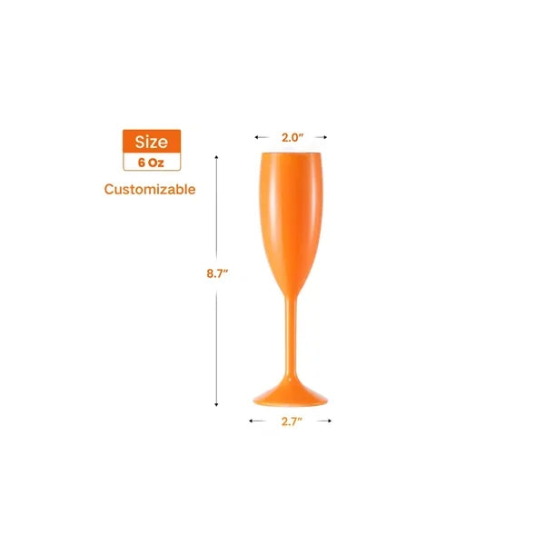 Colorful Plastic Wine Goblet