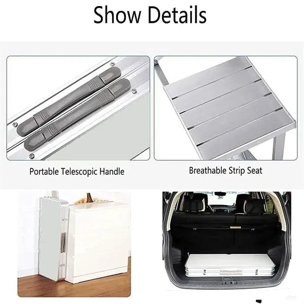 Aluminum Folding Table With Seats