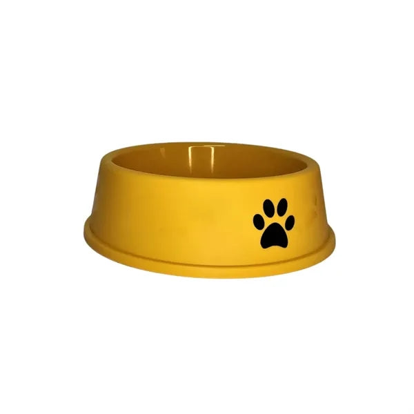 Frosted Plastic Footprint Bowl