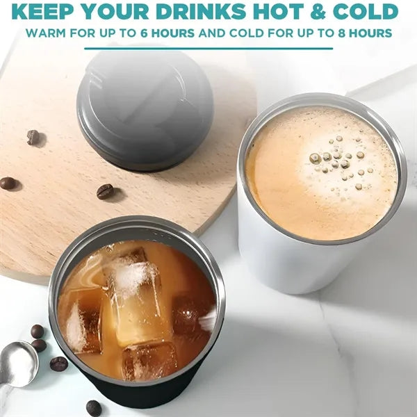 Stainless Steel Portable Car Insulated Water & Coffee Cup