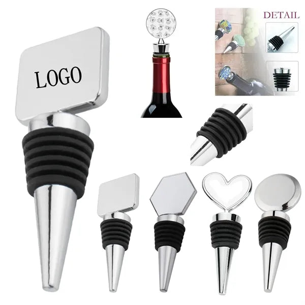 Round Red Wine Stopper