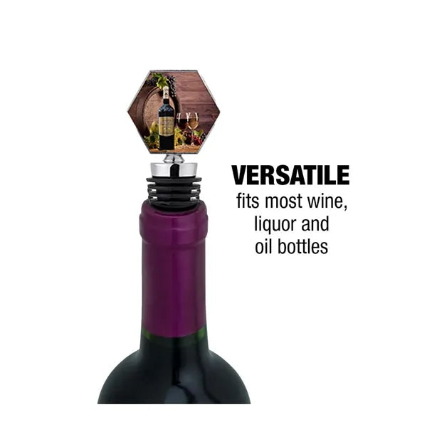 Round Red Wine Stopper