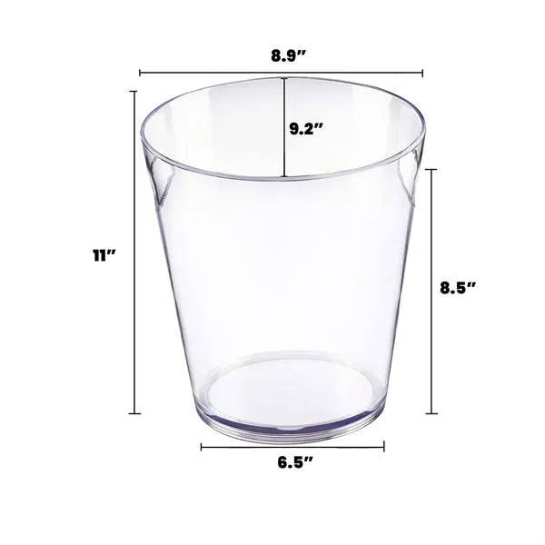 Round Plastic Ice Bucket