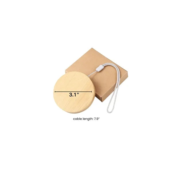 Bamboo Cable Storage Box
