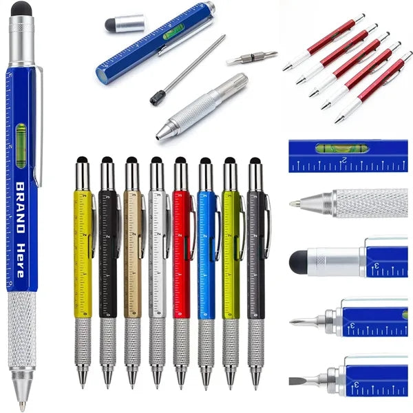 6 in 1 Multi Functional Stylus Tool pen