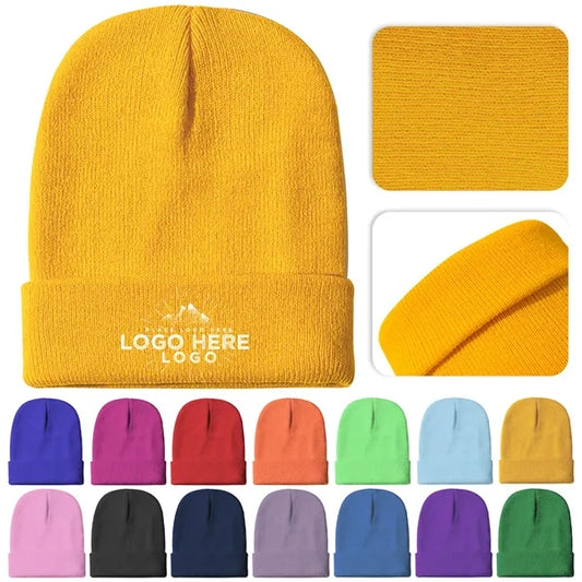 Embroidered Winter Beanie Cap