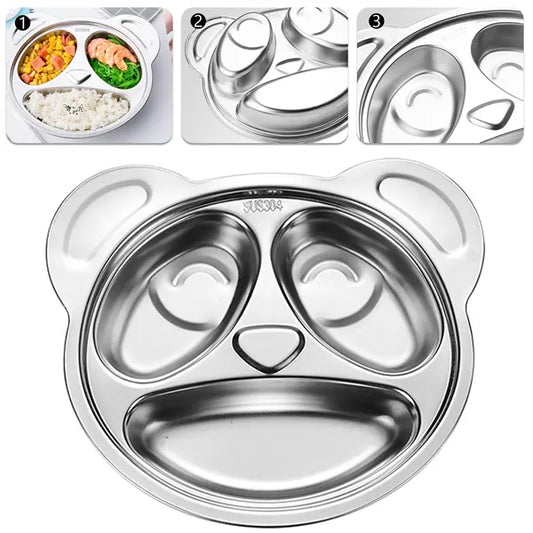 Panda Design Divided Dinner Plate