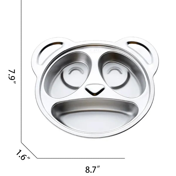 Panda Design Divided Dinner Plate