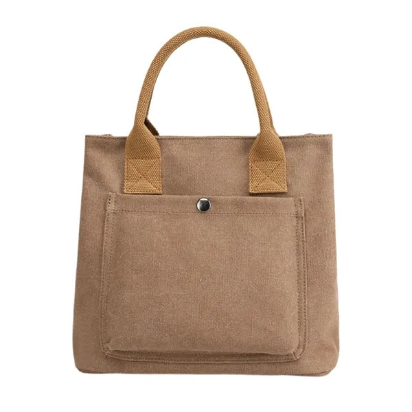 Canvas Mini Tote Bags With Zipper