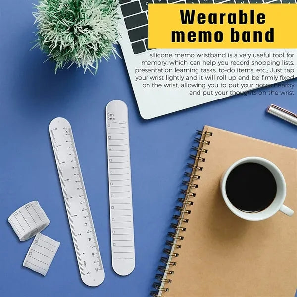 Silicon Memo Wristband Bracelet