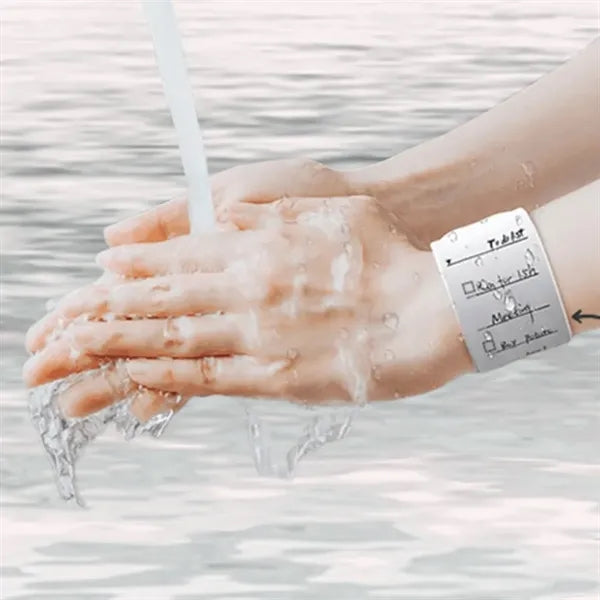 Silicon Memo Wristband Bracelet