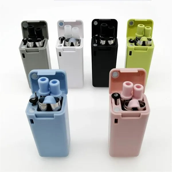 Collapsible Stainless Steel Straws With Silicone Tips