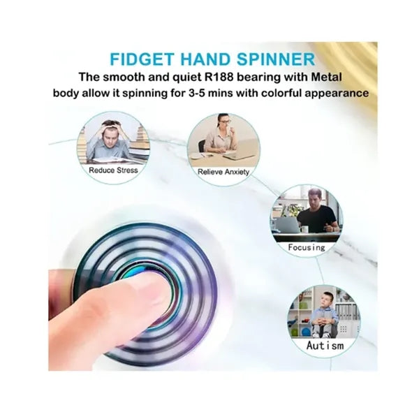Alloy decompression fidget spinner toy