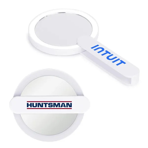 GlowView Light Up Travel Mirror