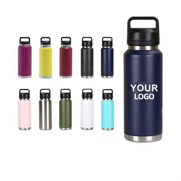Water Bottle 26oz Vacuum Insulated Jug with Chug Cap