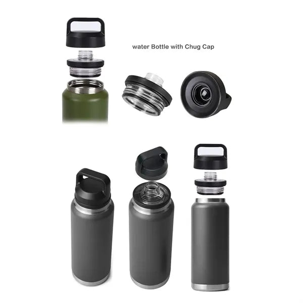 Water Bottle 26oz Vacuum Insulated Jug with Chug Cap