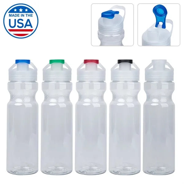 Monaco 28 oz. Clear Handle Water Bottle