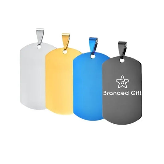 Stainless Steel Military Brand Hang Tag