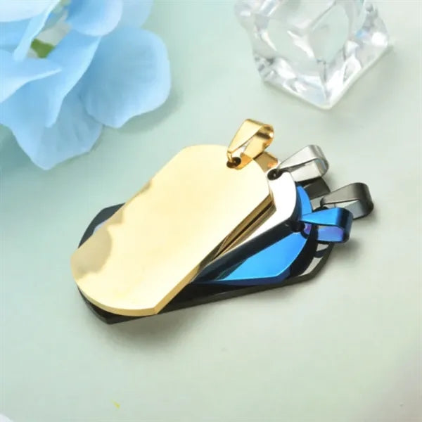 Stainless Steel Military Brand Hang Tag