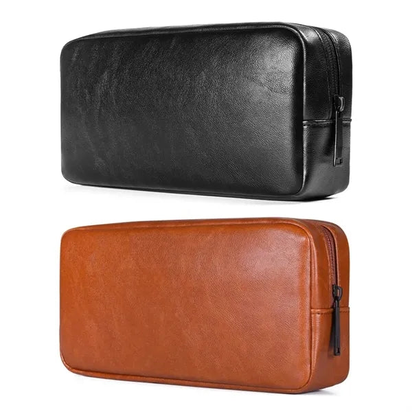 PU Leather Large Capacity Pencil Bag Case Organizer Pouch