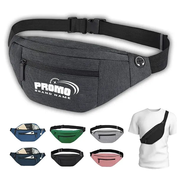 Crossbody Fanny Pack Pouch Waist Sling Bag Adjustable Straps