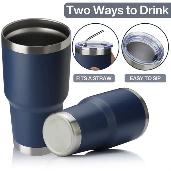 30 oz. Insulated Tumbler With Lids