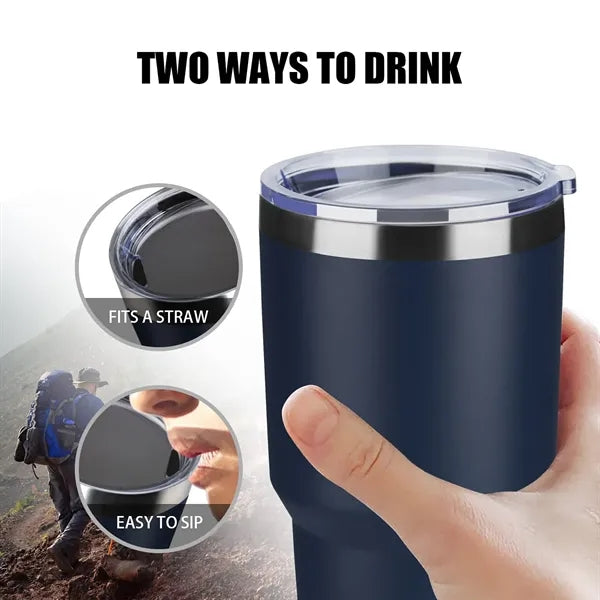 30 oz. Insulated Tumbler With Lids