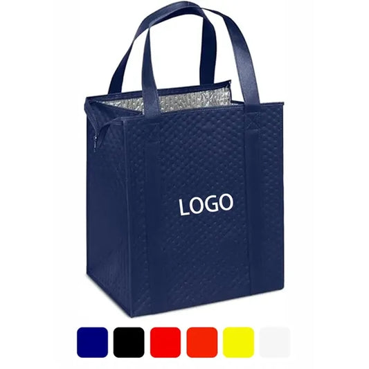 Insulated Tote Bags With Zipper Closure