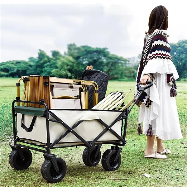 Collapsible Folding Garden Carts Outdoor Utility Wagon