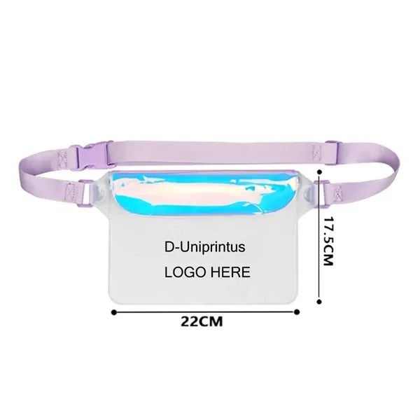Holographic Clear Choice Fanny Pack