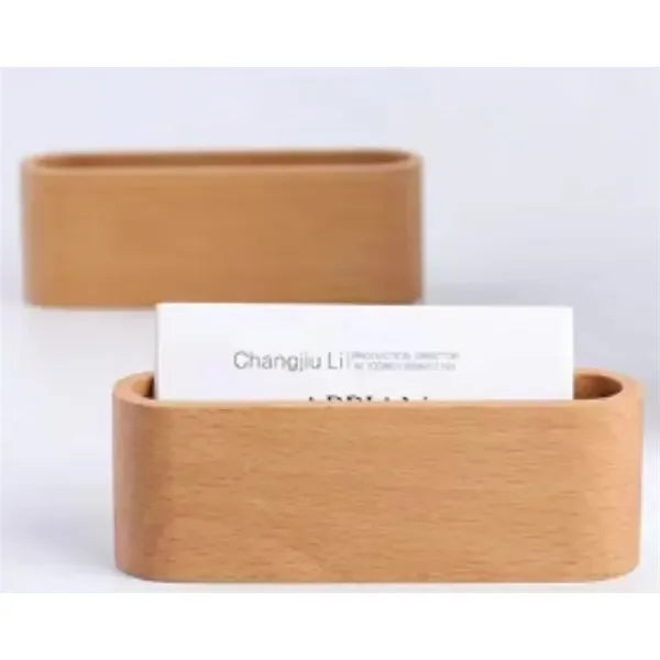 Wooden Business Card Box