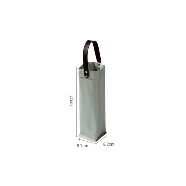 Washed Kraft Paper Wine Tote Bag