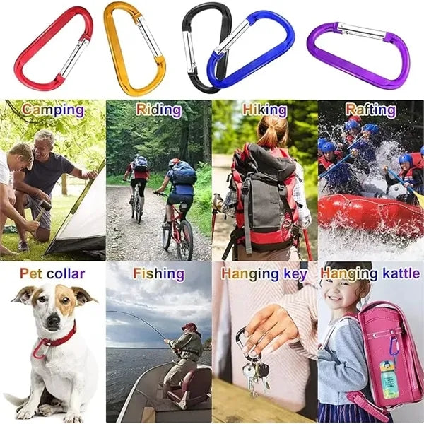 Carabiner Key Chain With Split Ring