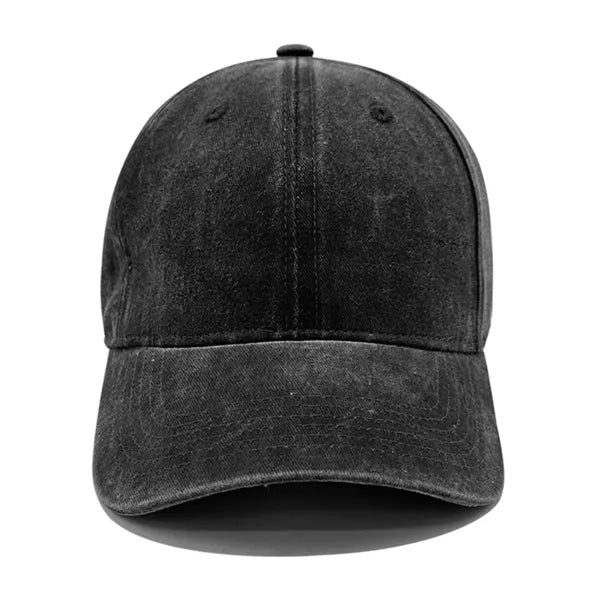 Vintage Washed Baseball Cap Custom Logo Adjustable Hat