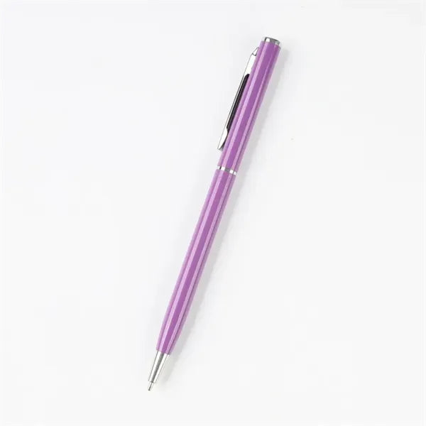 Slim Metal Retractable Ballpoint Pens