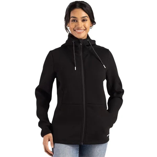 Cutter & Buck Roam Recycled Buttery-Soft Knit Womens Full...