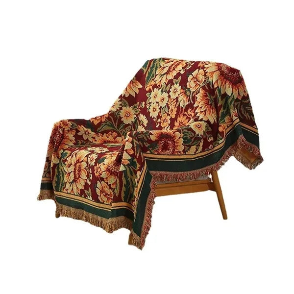 Outside Custom Woven Picnic Blanket