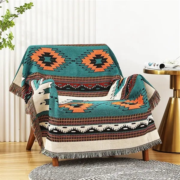 Outside Custom Woven Picnic Blanket