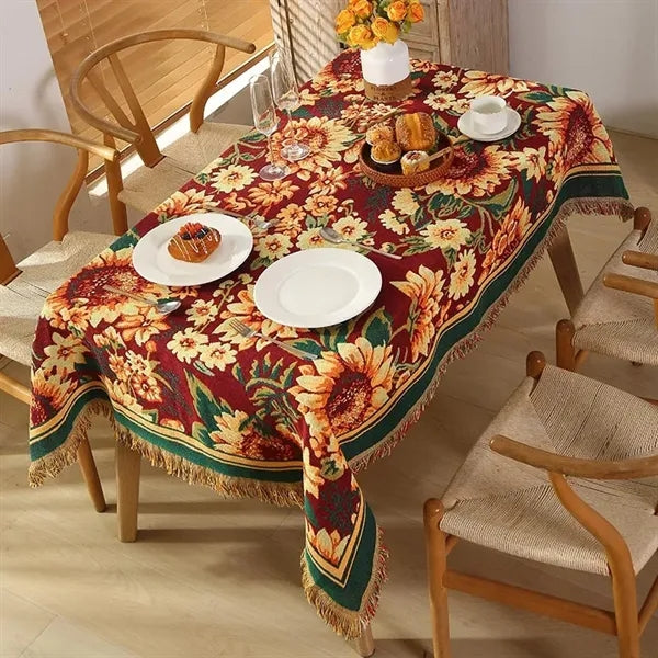 Outside Custom Woven Picnic Blanket