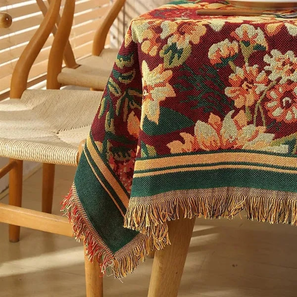 Outside Custom Woven Picnic Blanket