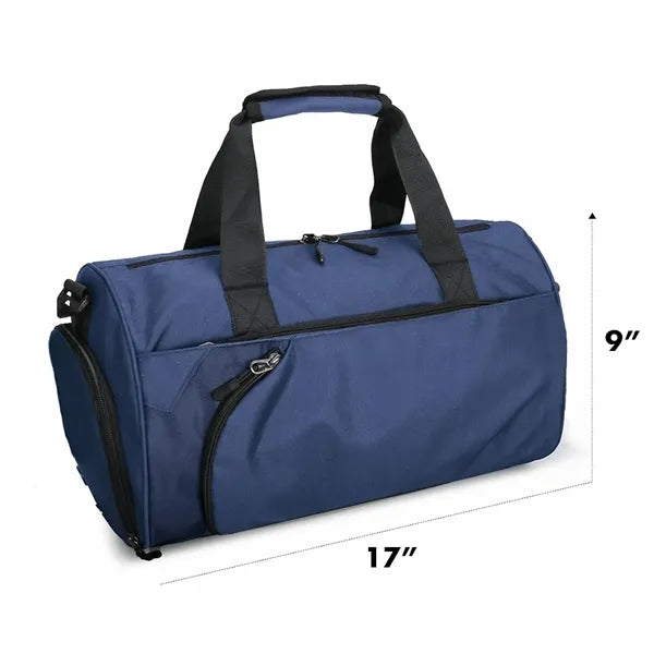 Multi-Compartment Gym Duffel Bag with Shoulder Strap Workout