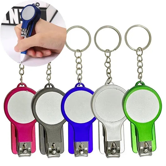 Nail Clippers Pen With Mirror