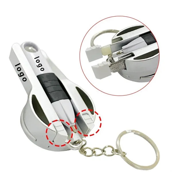 Nail Clippers Pen With Mirror