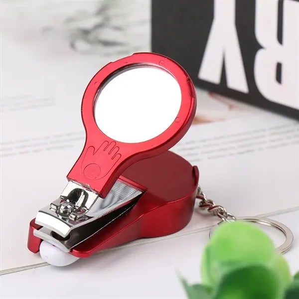 Nail Clippers Pen With Mirror