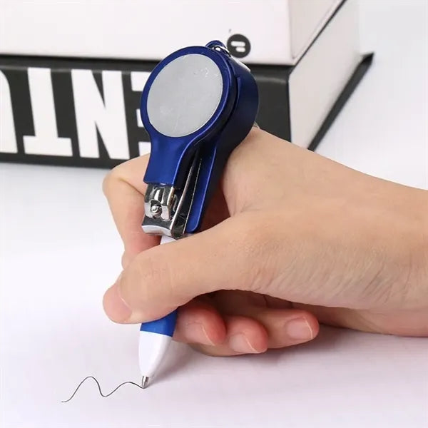 Nail Clippers Pen With Mirror