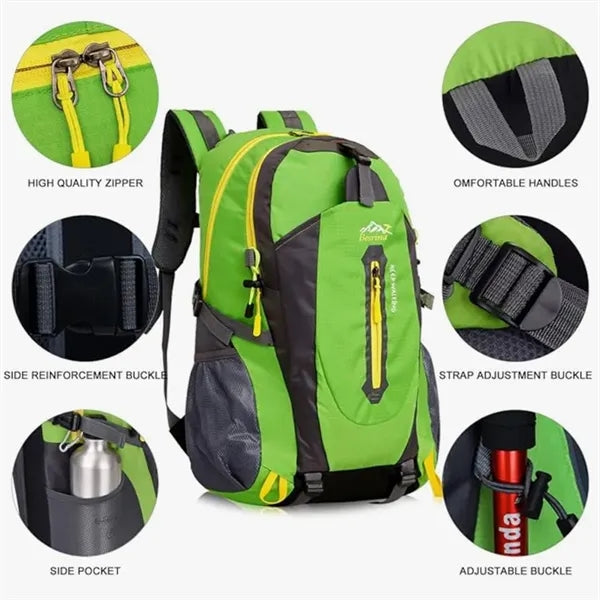 40L Hiking Backpack Lightweight Water-Resistant Outdoor Bag